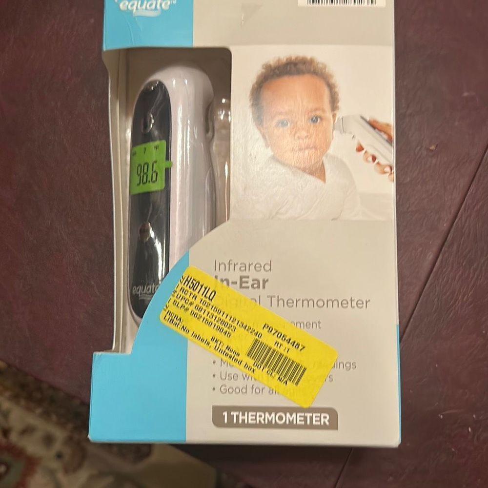 Equate infrared in ear digital thermometer